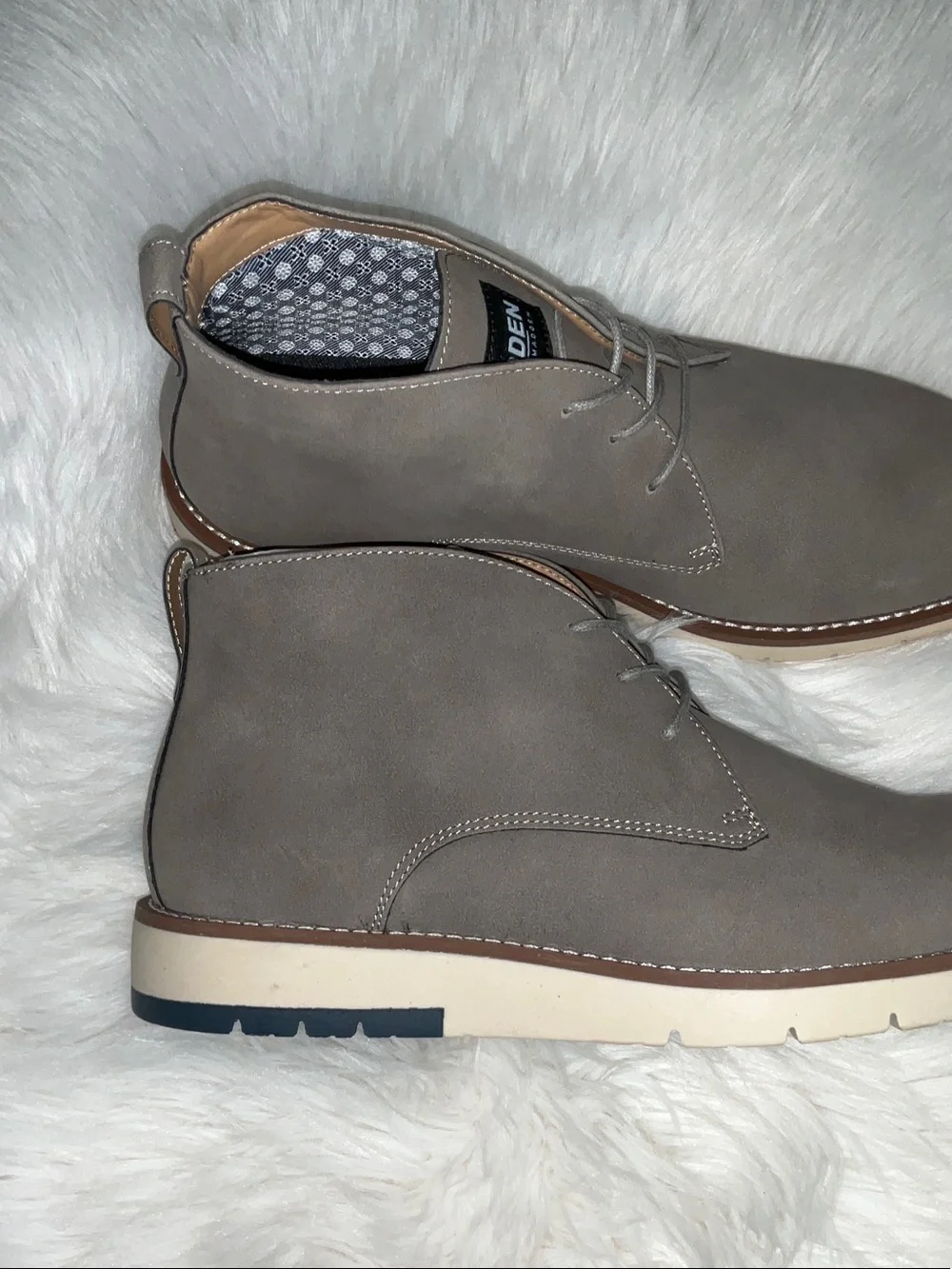 Steve Madden Men Grey chukka boots